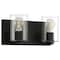 Access Lighting Oslo, 2 Light LED Vanity, Matte Black Finish, Clear Glass 62581LEDDLP-MBL/CLR - alternate 6
